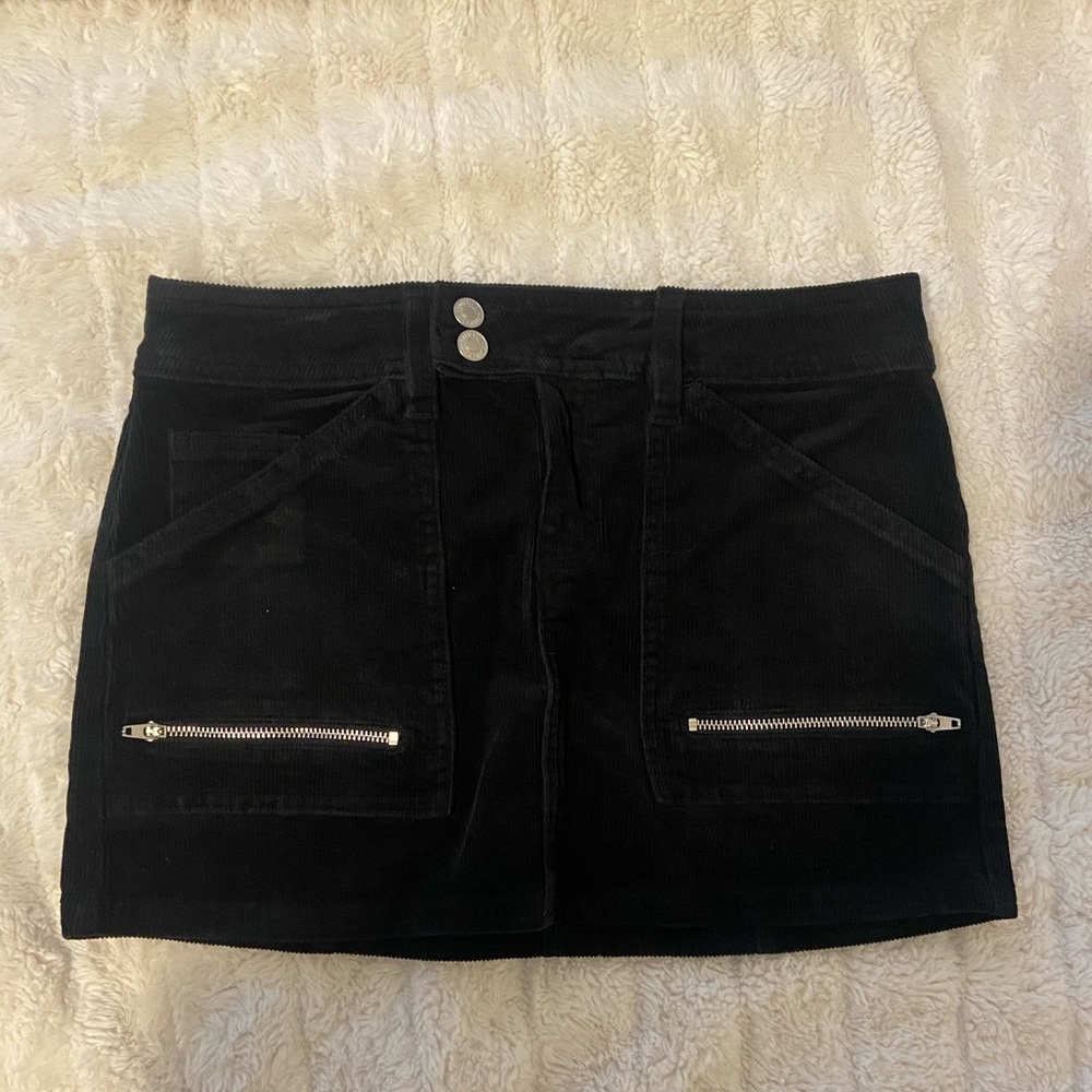 Corduroy Micro Skirt